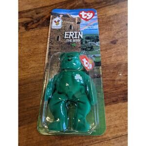 Erin The Bear - McDonald's Ty Beanie Baby New in Sealed Package POSSIBLE ERRORS?